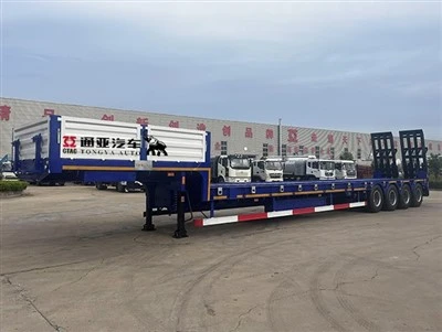 80T Low Bed Semi Trailer с лестницей